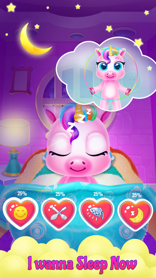 #5. Rainbow Unicorn Daily Caring (iOS) 由: Racz Andrei