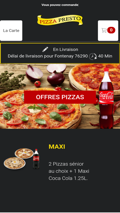 Pizza Presto Montivilliers Screenshot
