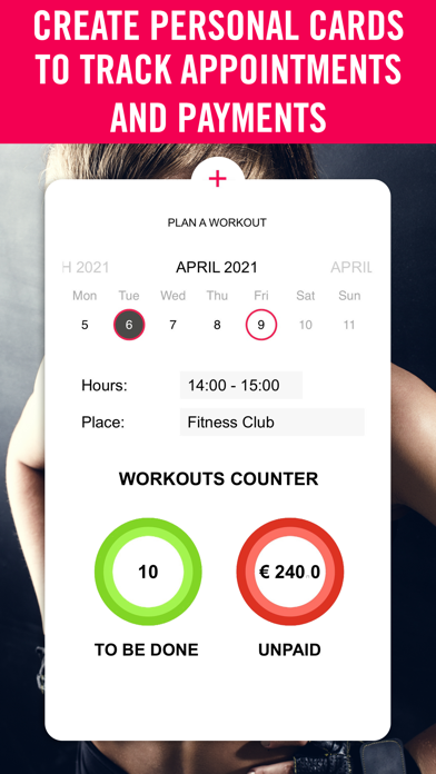 Screenshot #3 pour Personal Trainer: CRM, Planner