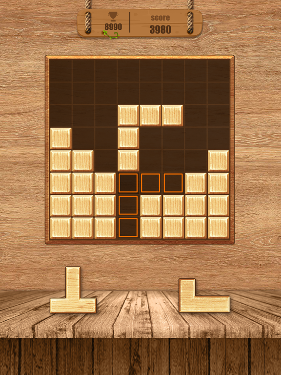 Screenshot #4 pour Wood Block Puzzle Classic Game