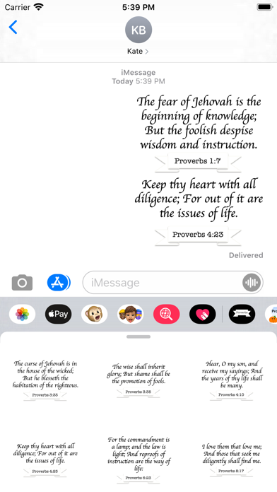 Proverbs Stickers Screenshot
