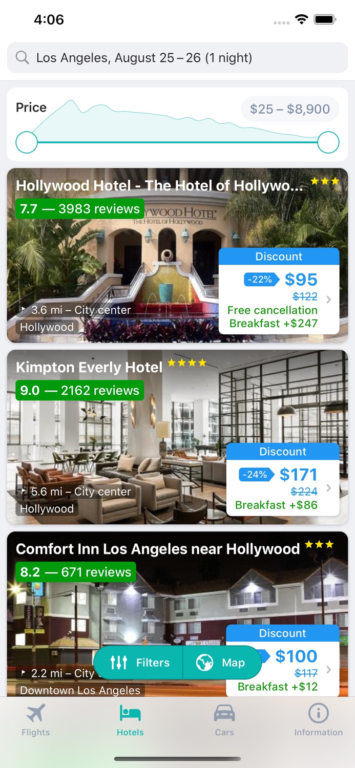 Cheap flights — All airlines