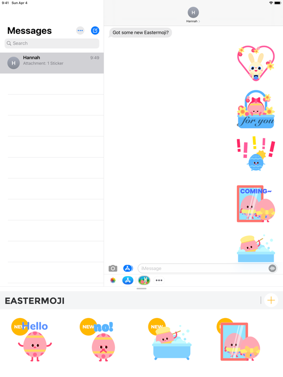 Eastermoji iPad screenshot 7 - Entertainment app