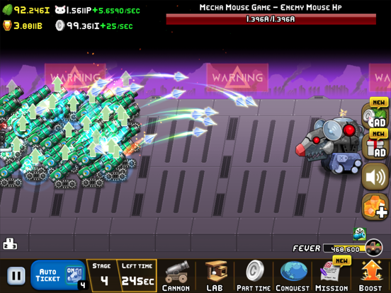 Screenshot #4 for Idle Cat Cannon