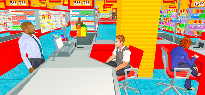 landlord mom supermarket game