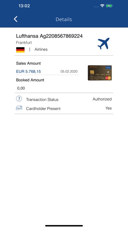 AirPlus Card Control App screenshot-3