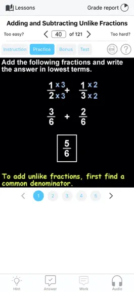 Game screenshot 6th Grade Math Tutor hack