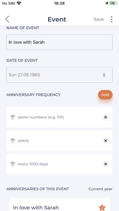 Date calculator – Deniny® Screenshot