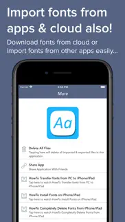 all fonts : install any fonts iphone screenshot 4