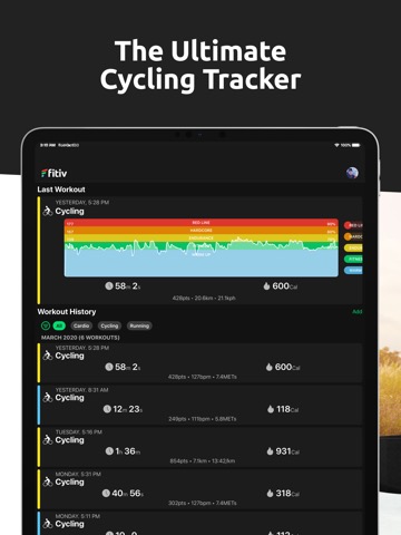 FITIV Ride GPS Cycling Trackerのおすすめ画像1