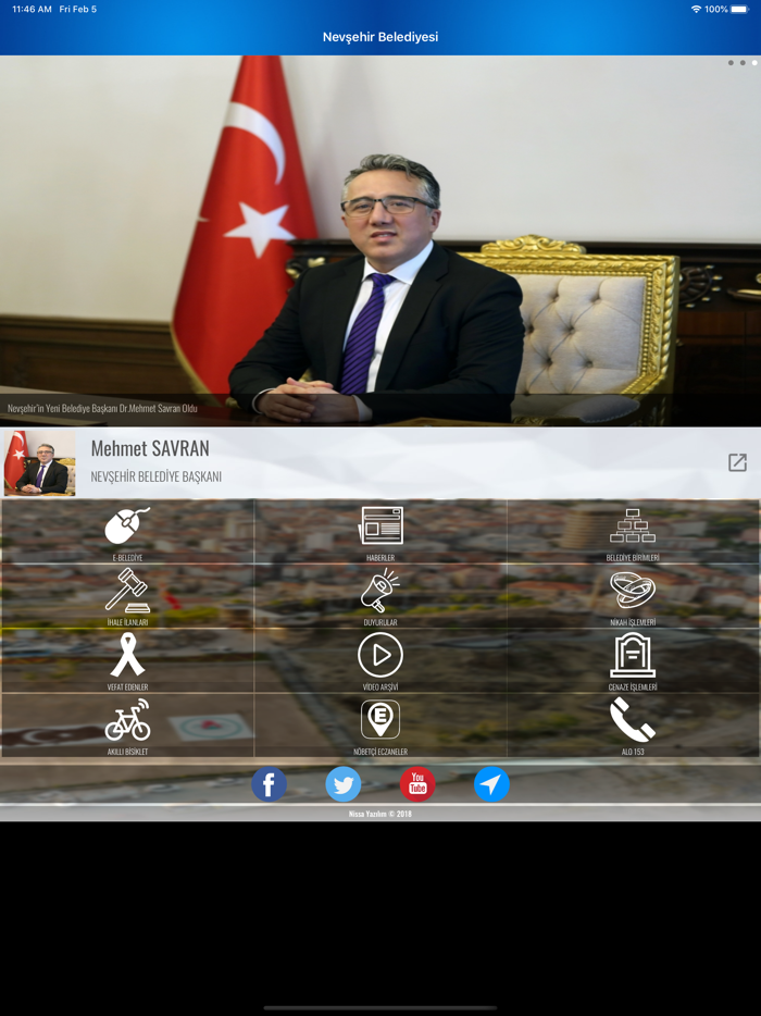 Nevşehir Belediye Başkanlığı