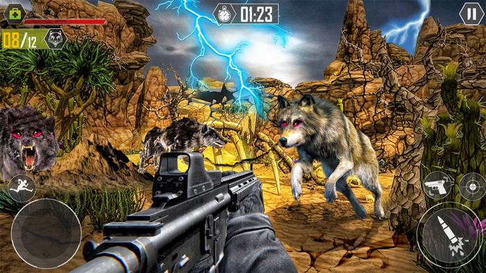 Wolf Simulator and Hunting Games