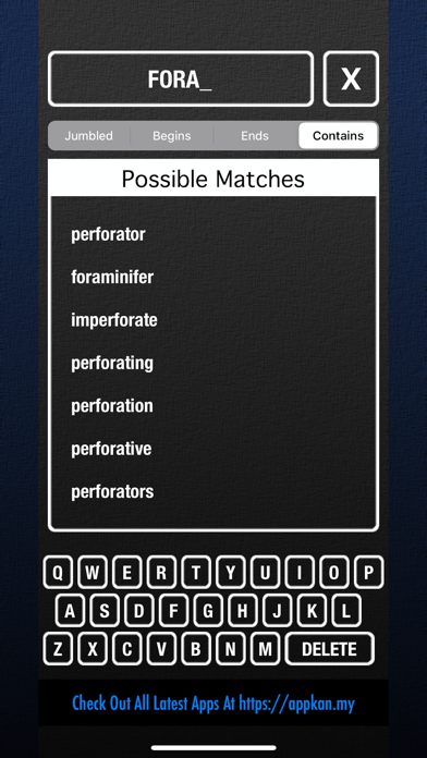 UnScramble English Words Screenshot