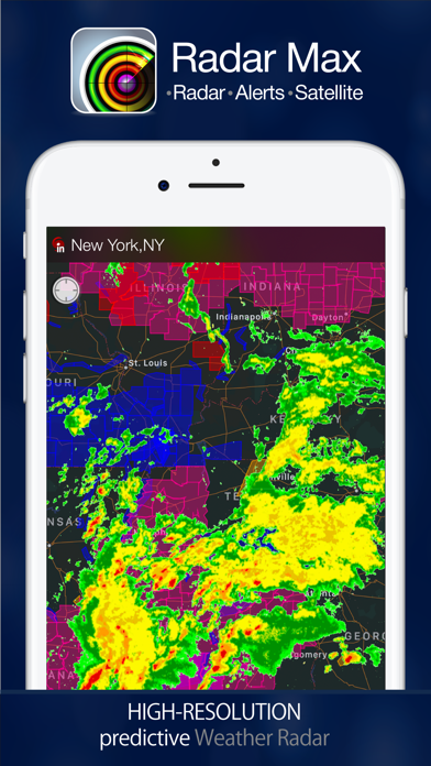 Screenshot #1 pour Radar MAX Future Weather Radar