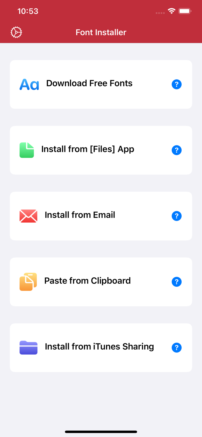 Custom Fonts - Font Installer