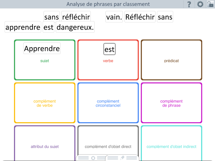 École  Analyse grammaticale 2