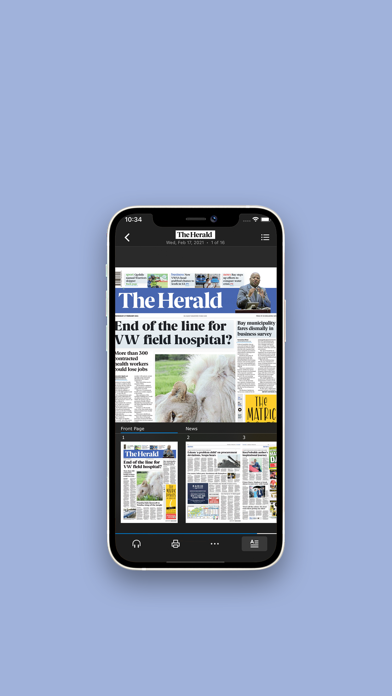 The Herald E-Edition Screenshot