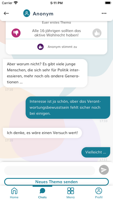 How to cancel & delete Diskutier Mit Mir from iphone & ipad 4