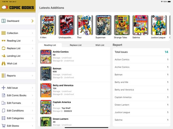 Screenshot #4 pour Comic Books Collector