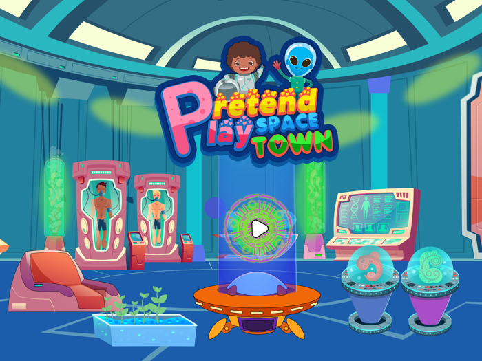 Pretend Play Space Town