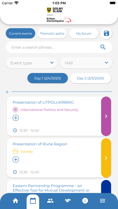 Economic Forum Screenshot