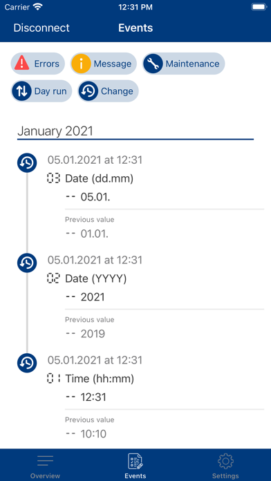 Hörmann BlueControl Screenshot