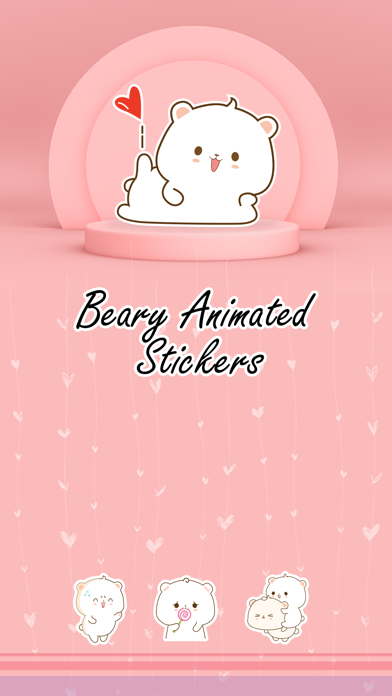 Screenshot #1 pour Beary Animated Stickers