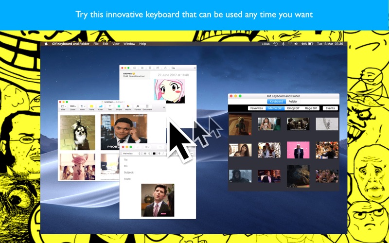 gif keyboard and folders iphone screenshot 4