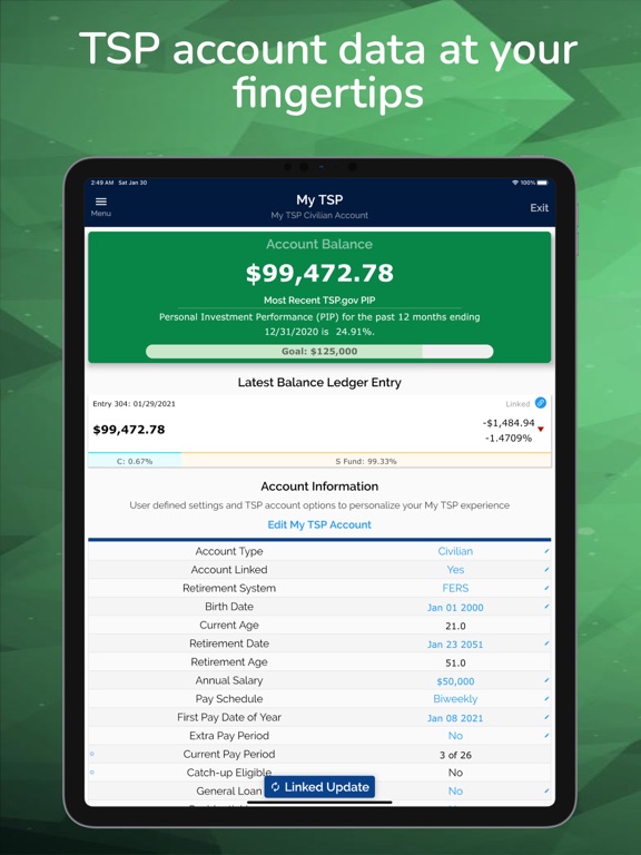 Daily TSP App Price Drops