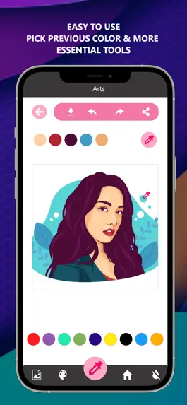 Game screenshot Fill Colors : ColorArt Book hack