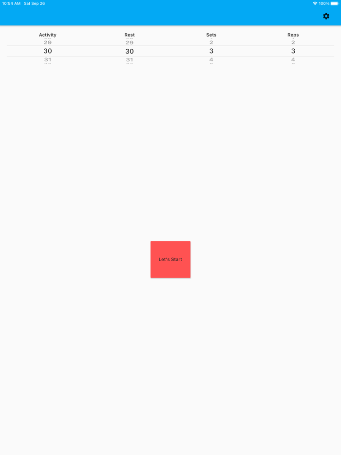 Simple Exercise Timer
