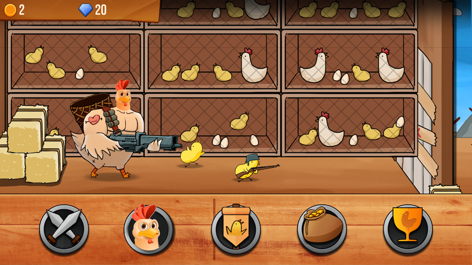 #1. Chicken Rebel (iOS) 由: Dang Hoa