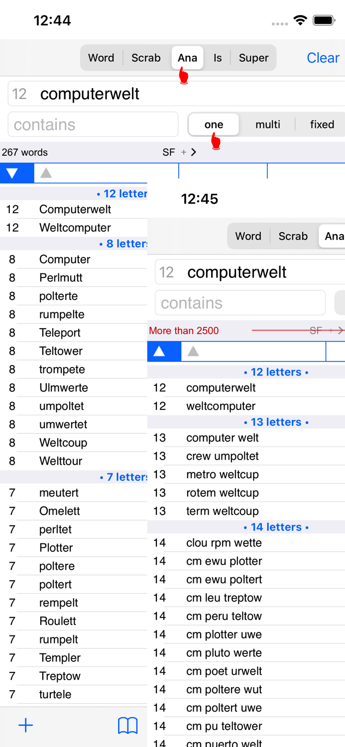 Deutsch-German Words Finder