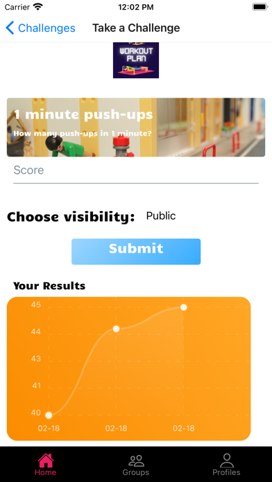 Workout Plan Fitness Trainer Screenshot