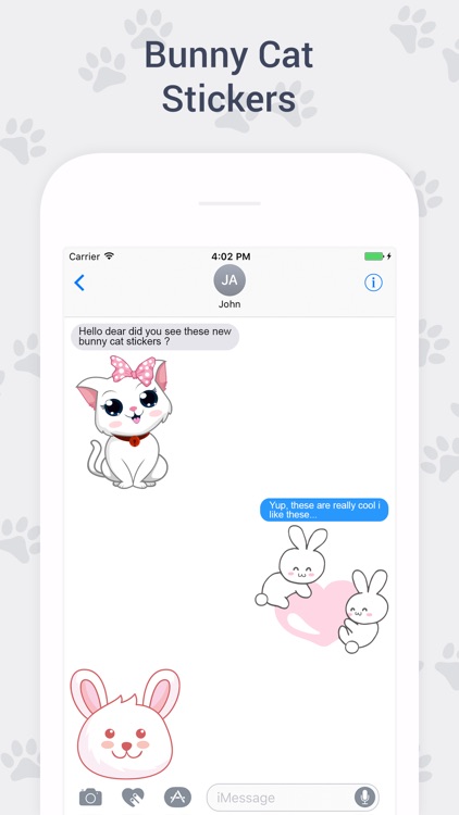 Bunny Cat Stickers