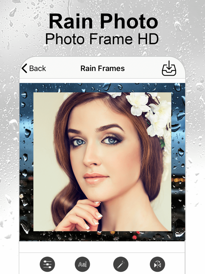 Rain Photo Frames
