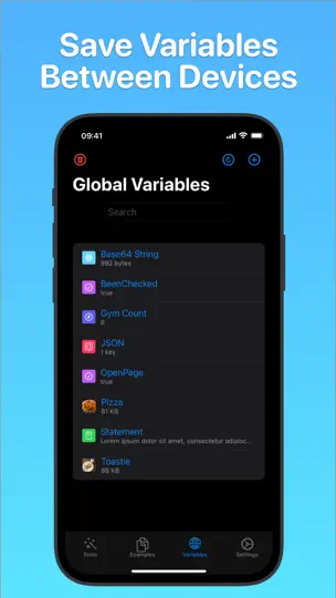Captura de pantalla de Toolbox Pro For Shortcuts en iPhone 3