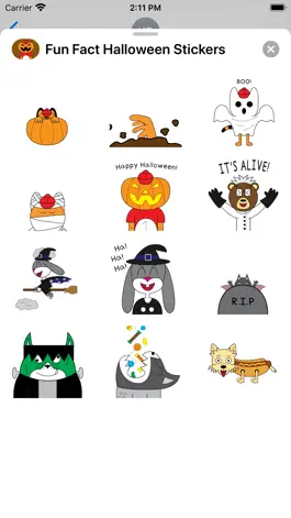 Game screenshot Fun Fact Halloween Stickers hack
