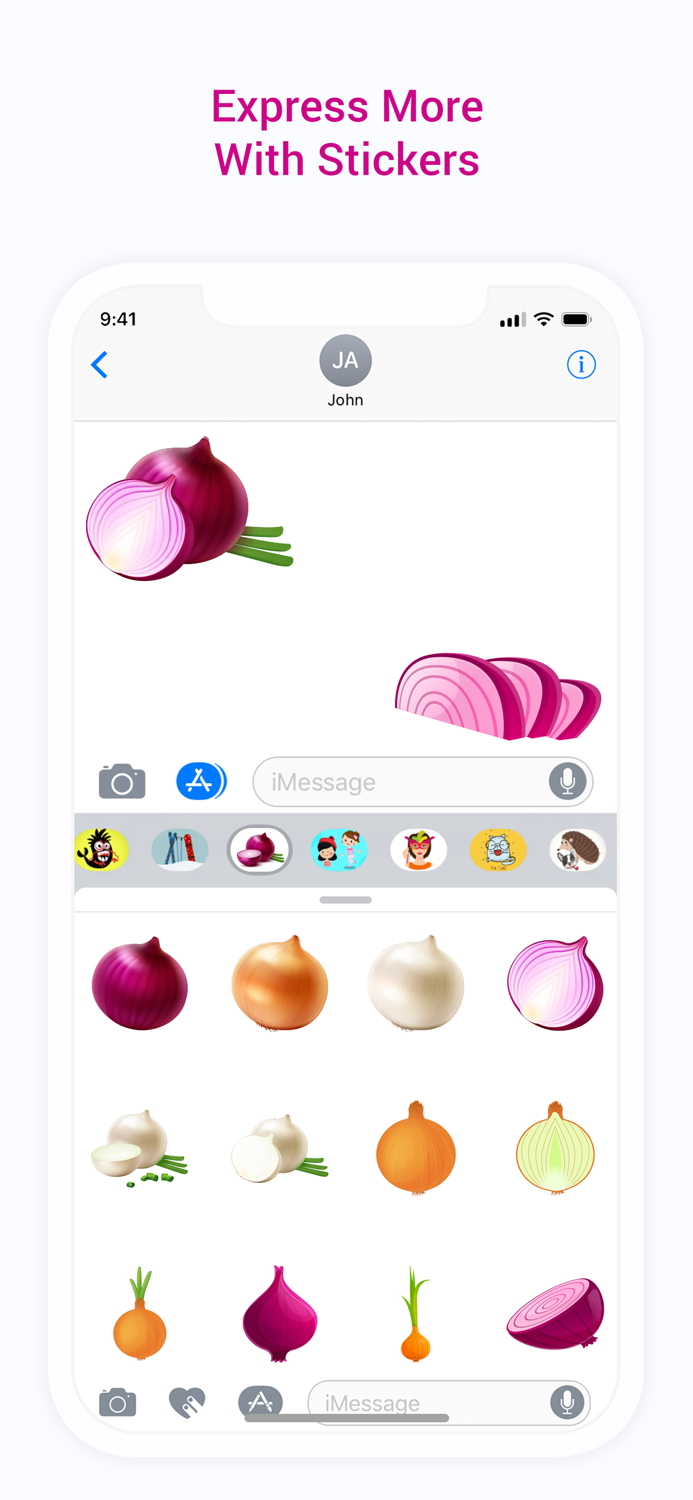 Animated Onions Stickers