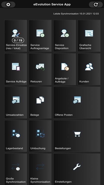 eEvolution Service App