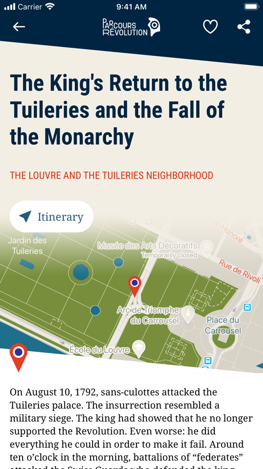 #5. Parcours Révolution (iOS) Podle: Paris.fr