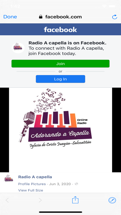Radio A capella Screenshot