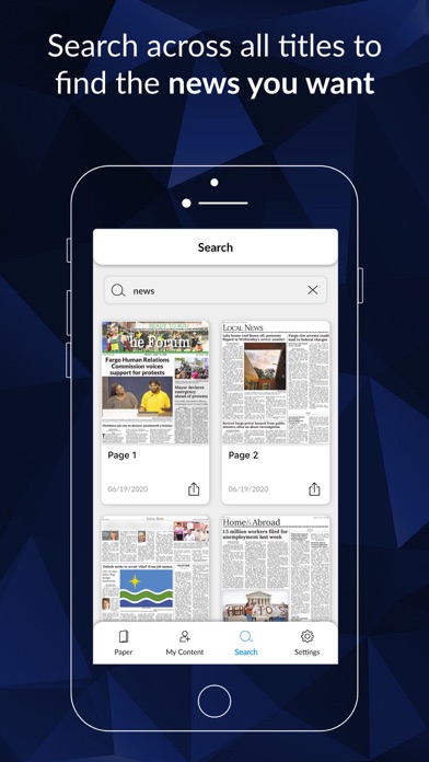 The Forum E-paper Screenshot