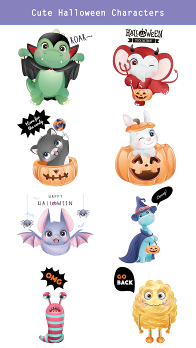 Watercolor Halloween Stickers- screenshot 4
