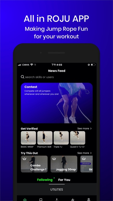 ROJU : Jump rope & Fitness app Screenshot
