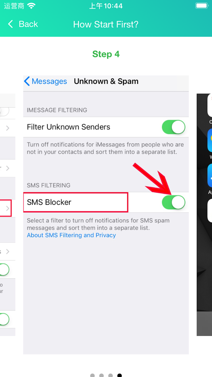 SMS Filter Dolphin For Spam