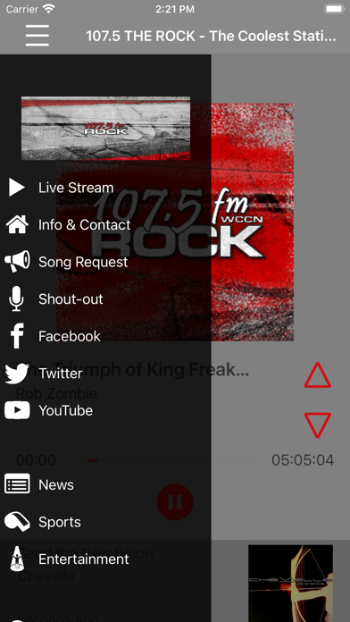 How to cancel & delete 1075 The Rock from iphone & ipad 2