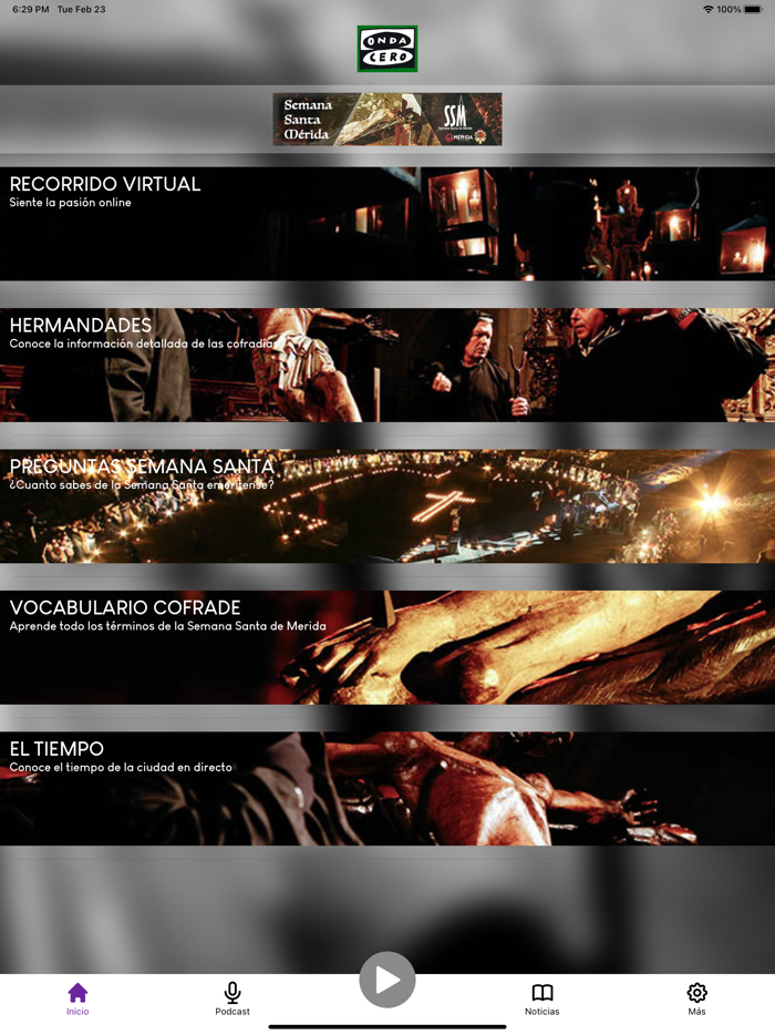 Onda Cero- Semana Santa Mérida