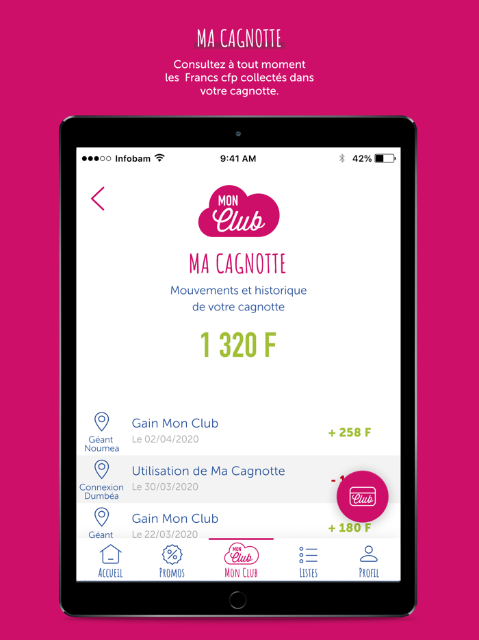 Mon Club – Nouvelle-Calédonie