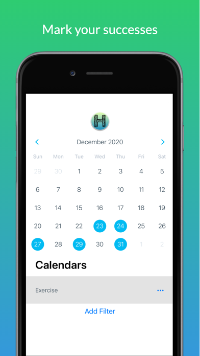 Habitual: Calendar Tracker Screenshot